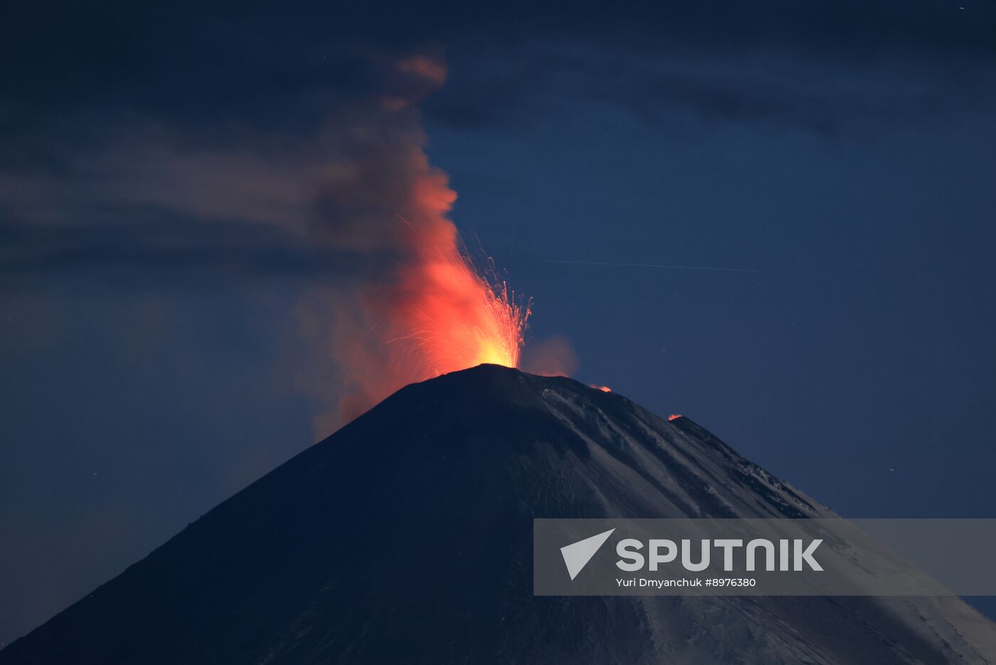 Russia Volcano Eruption