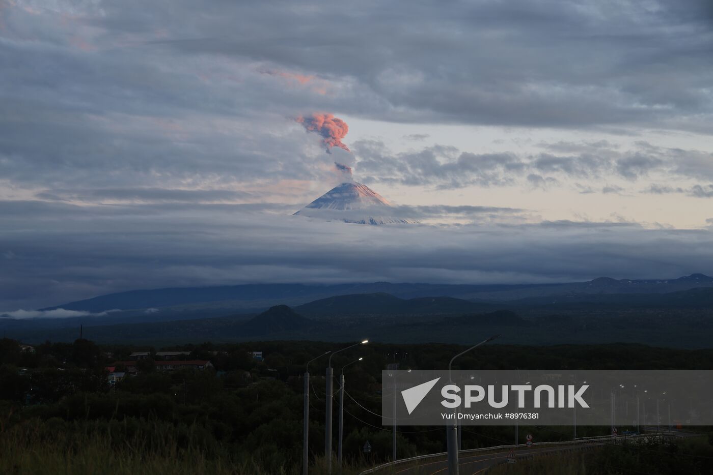 Russia Volcano Eruption