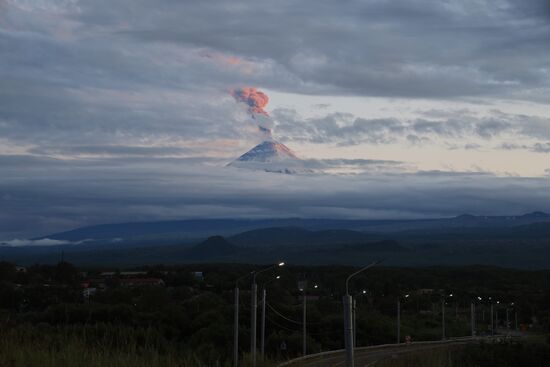 Russia Volcano Eruption