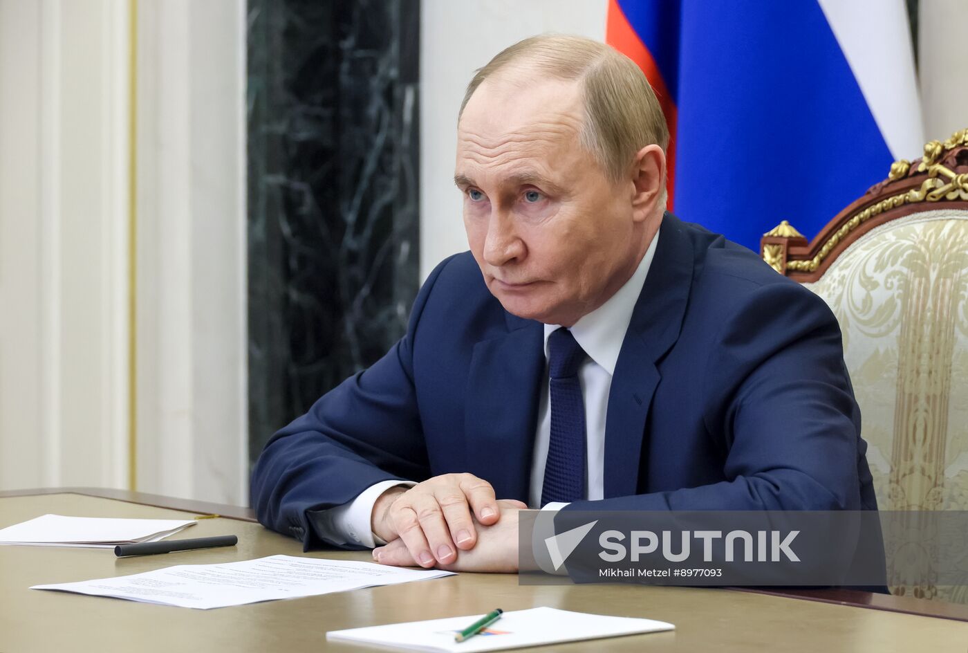 Russia Putin Construction Worker Day