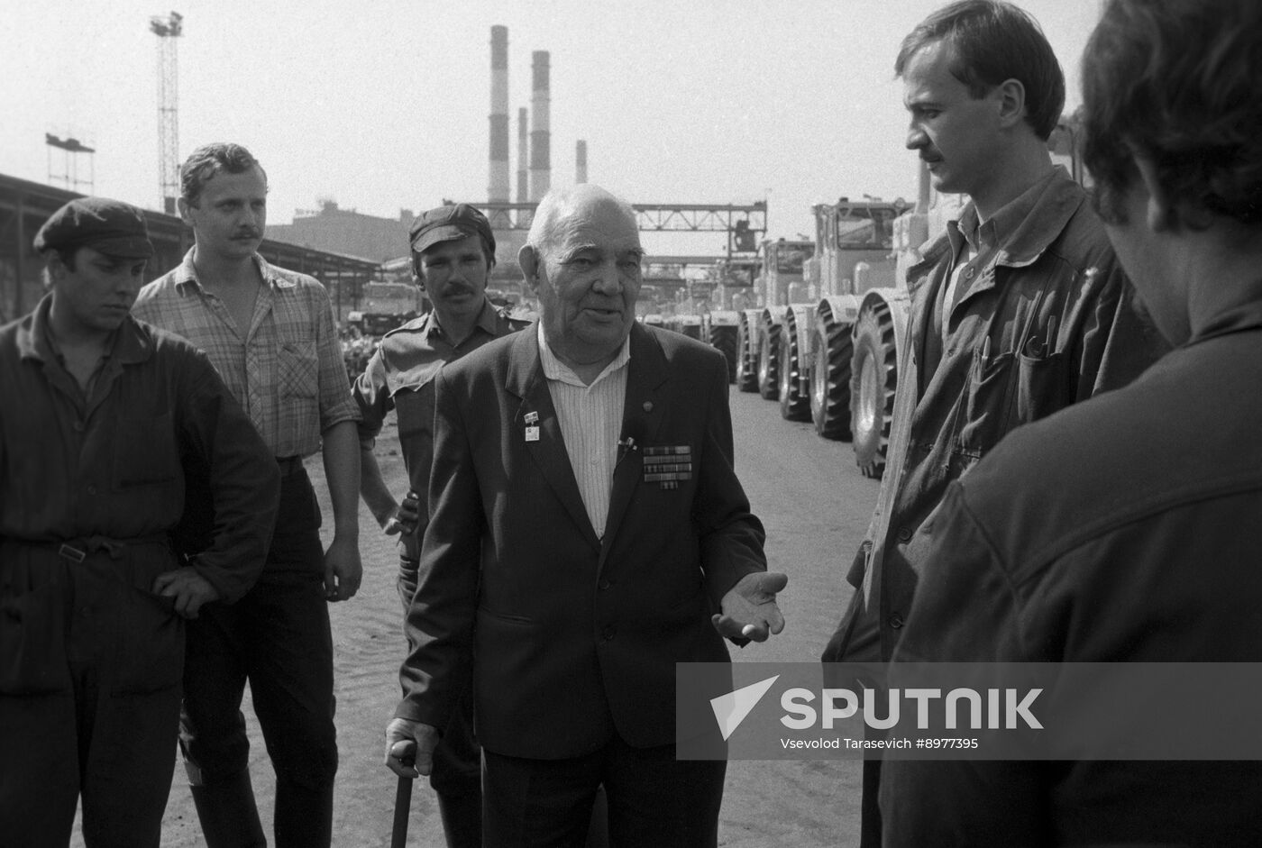 Workers of Kirov Plant in Leningrad