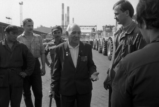 Workers of Kirov Plant in Leningrad