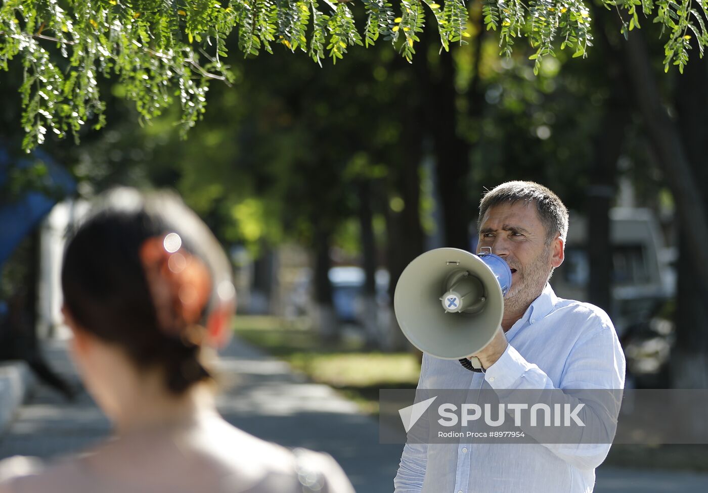 Moldova Gagauzia Head Rally