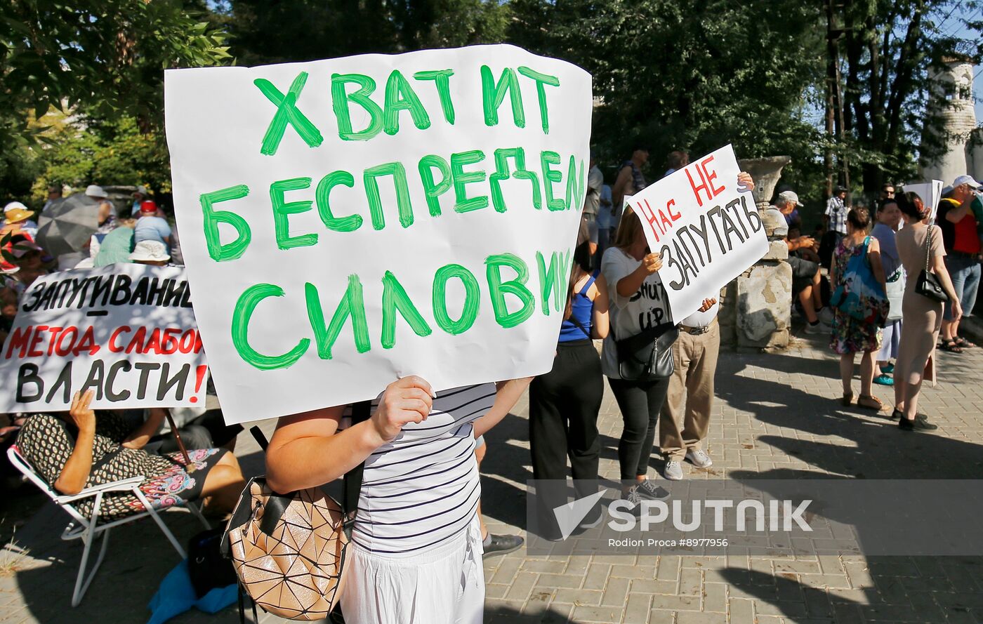 Moldova Gagauzia Head Rally