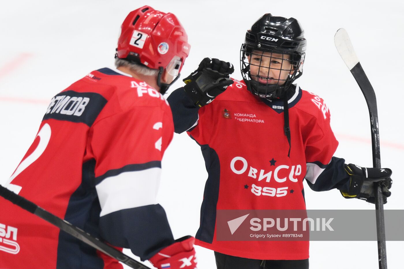 Russia Ice Hockey Ovechkin Cup Gala Match