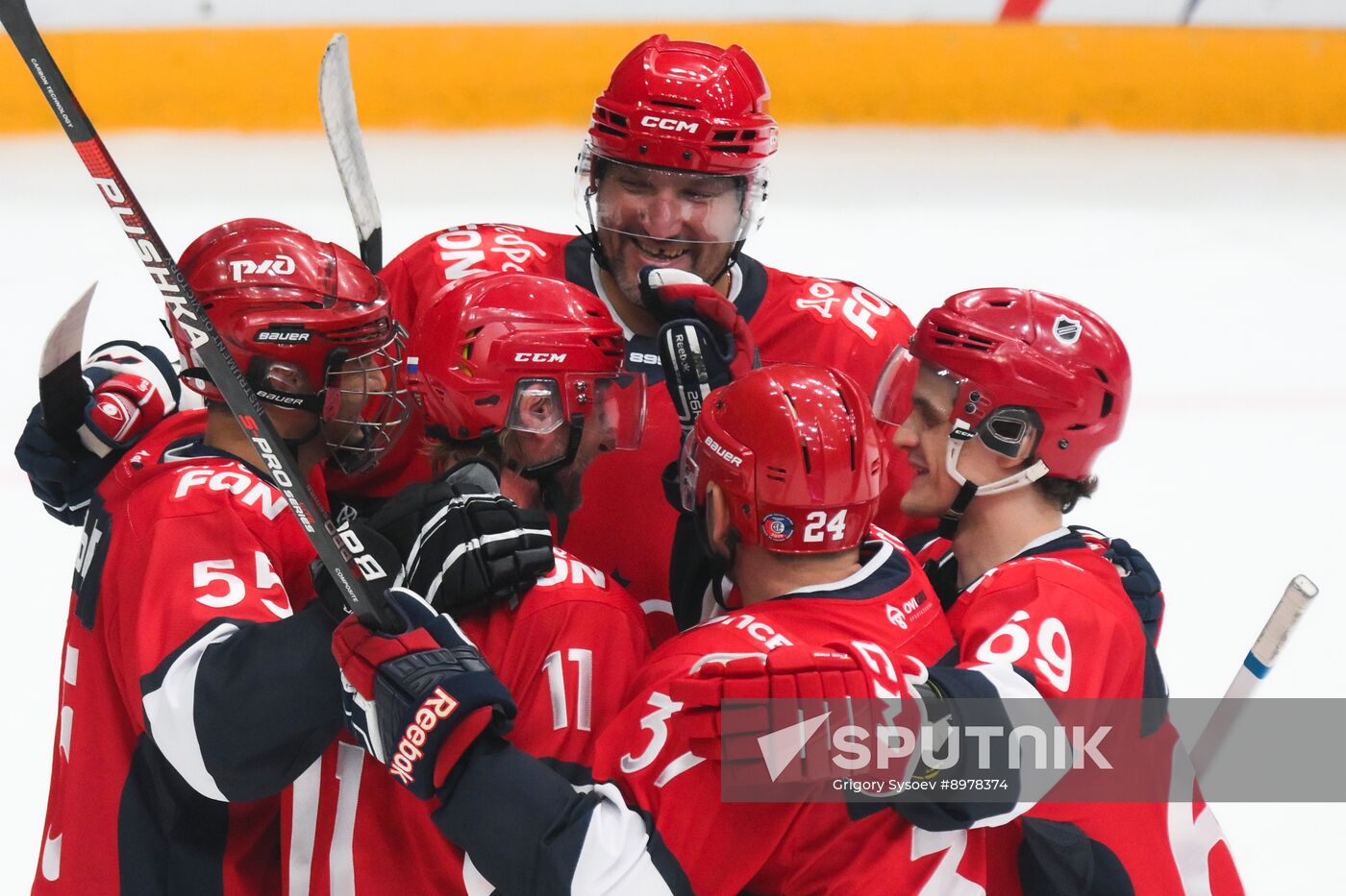 Russia Ice Hockey Ovechkin Cup Gala Match