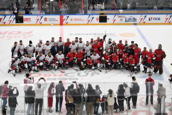 Russia Ice Hockey Ovechkin Cup Gala Match