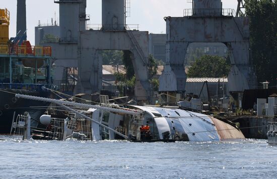 Russia Tugboat Accident