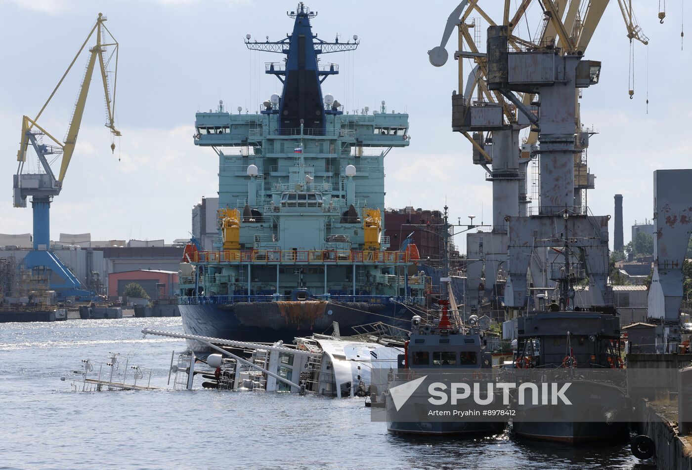 Russia Tugboat Accident