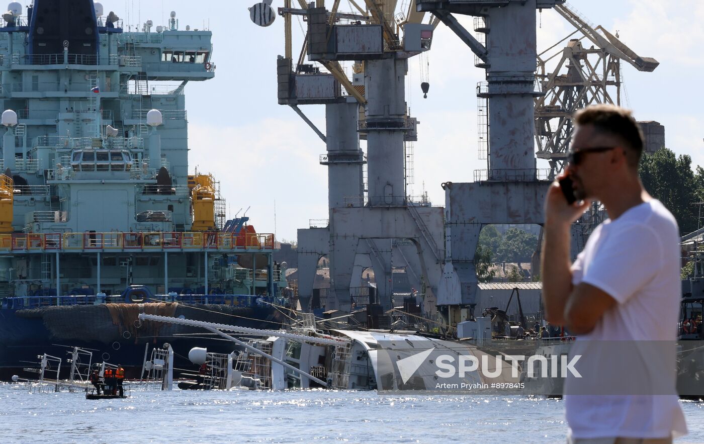 Russia Tugboat Accident