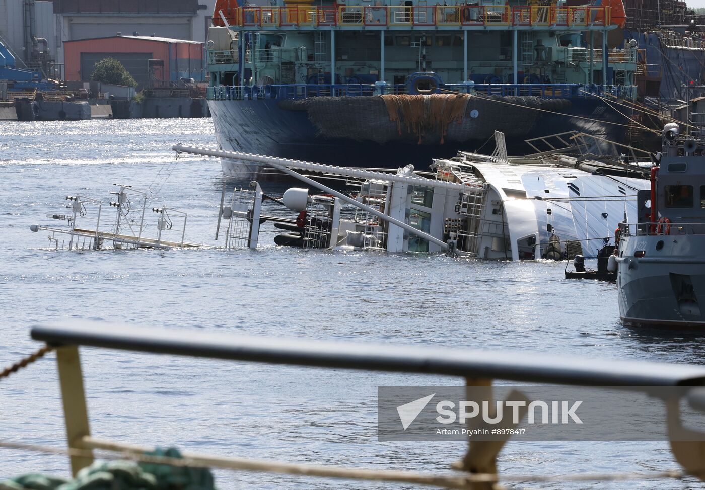 Russia Tugboat Accident