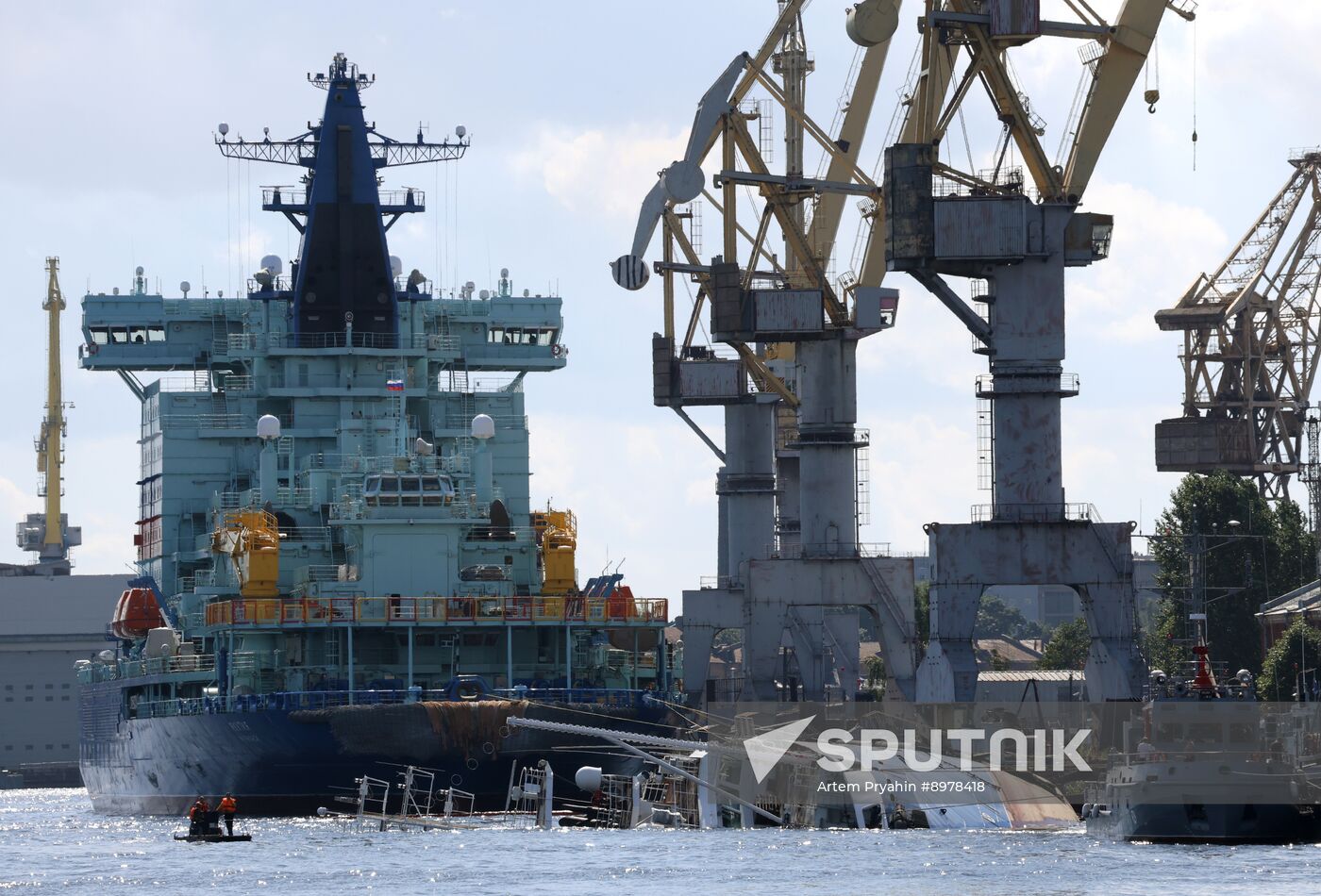 Russia Tugboat Accident