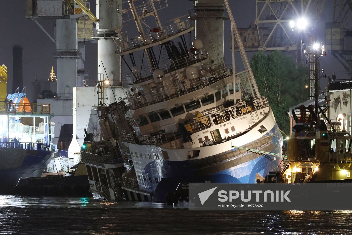 Russia Tugboat Accident