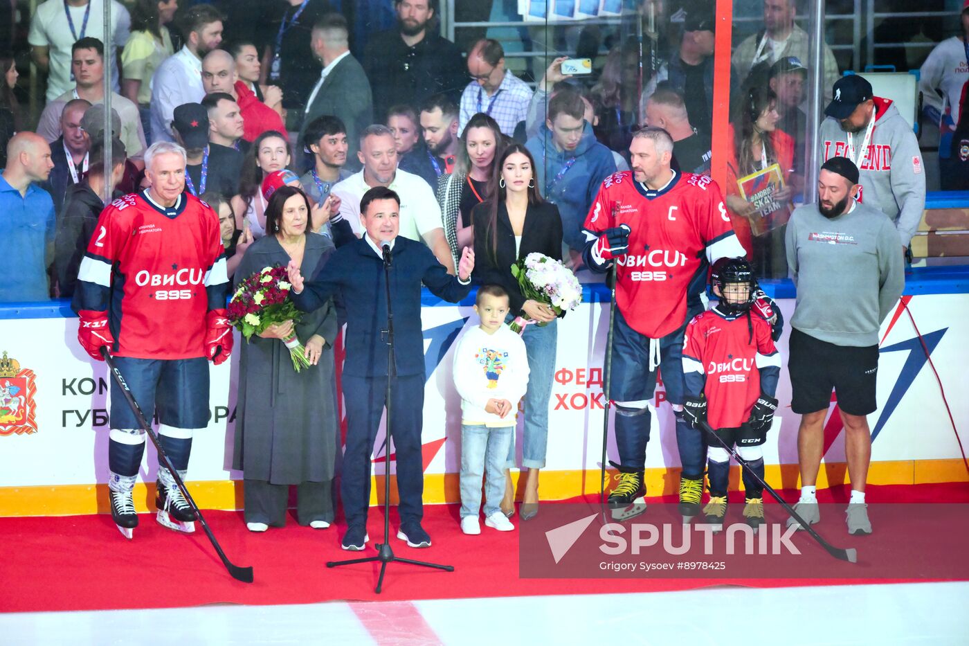 Russia Ice Hockey Ovechkin Cup Gala Match