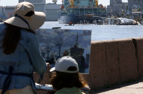 Russia Tugboat Accident