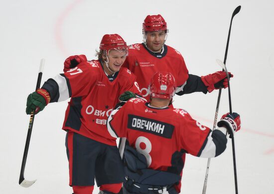 Russia Ice Hockey Ovechkin Cup Gala Match
