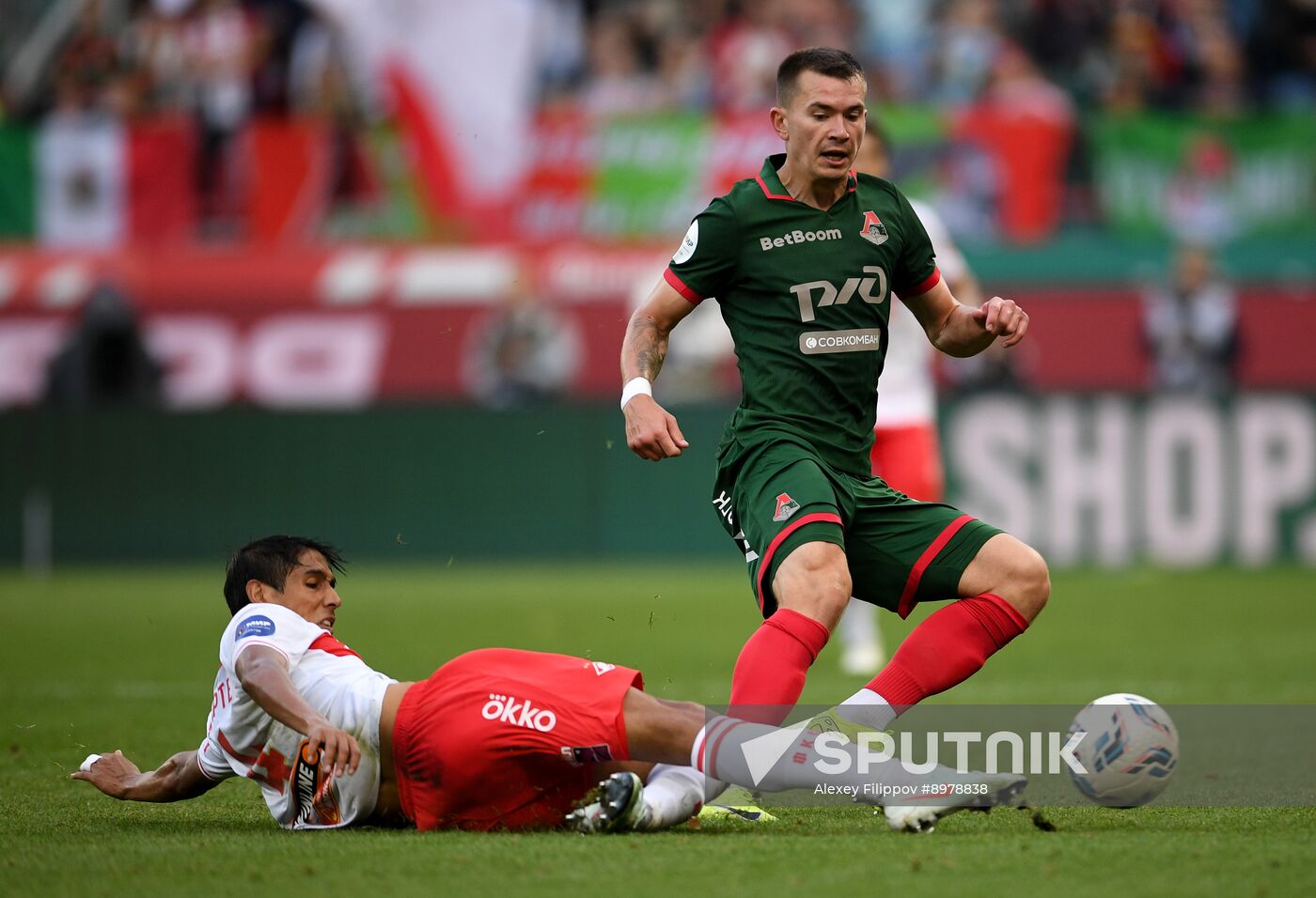 Russia Soccer Premier-League Lokomotiv - Spartak