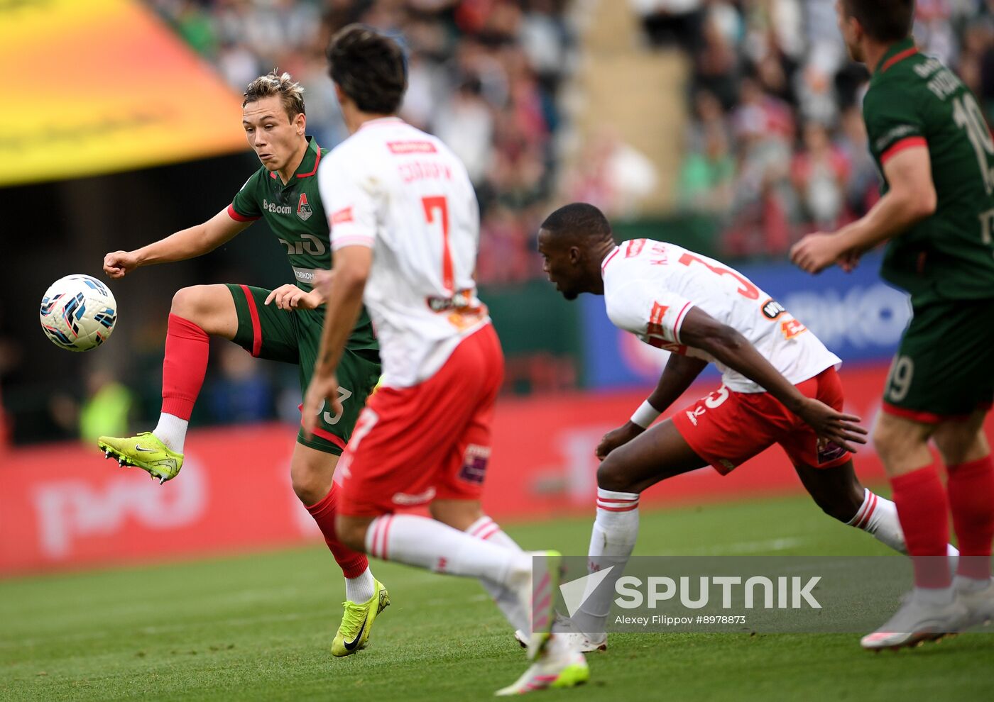 Russia Soccer Premier-League Lokomotiv - Spartak