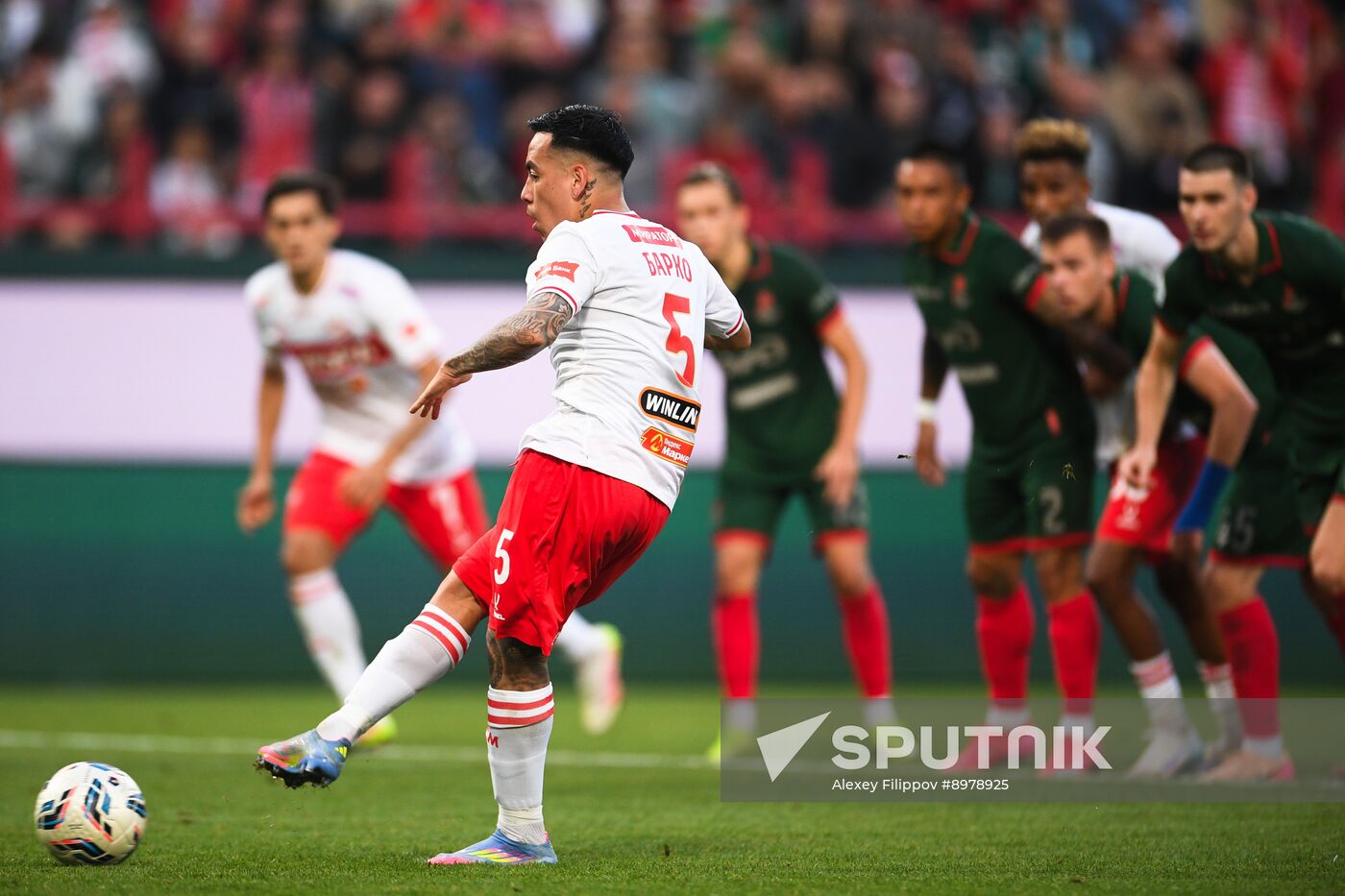Russia Soccer Premier-League Lokomotiv - Spartak