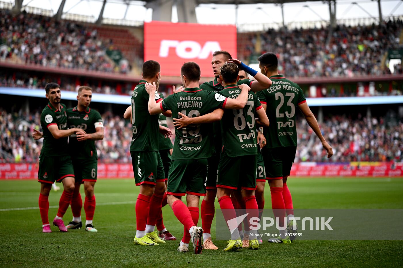 Russia Soccer Premier-League Lokomotiv - Spartak