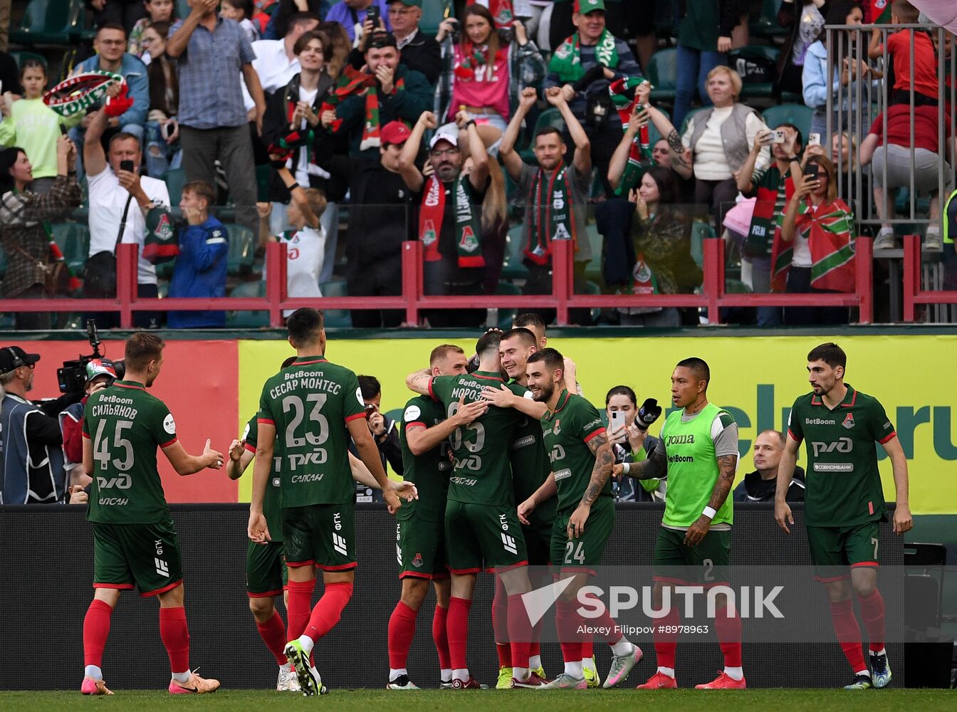 Russia Soccer Premier-League Lokomotiv - Spartak