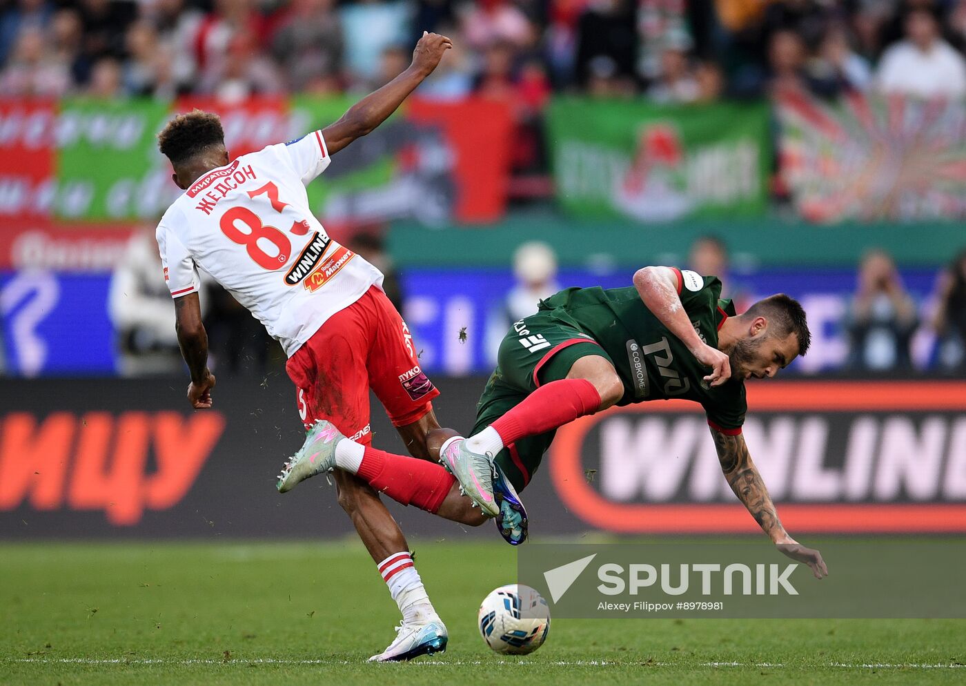 Russia Soccer Premier-League Lokomotiv - Spartak