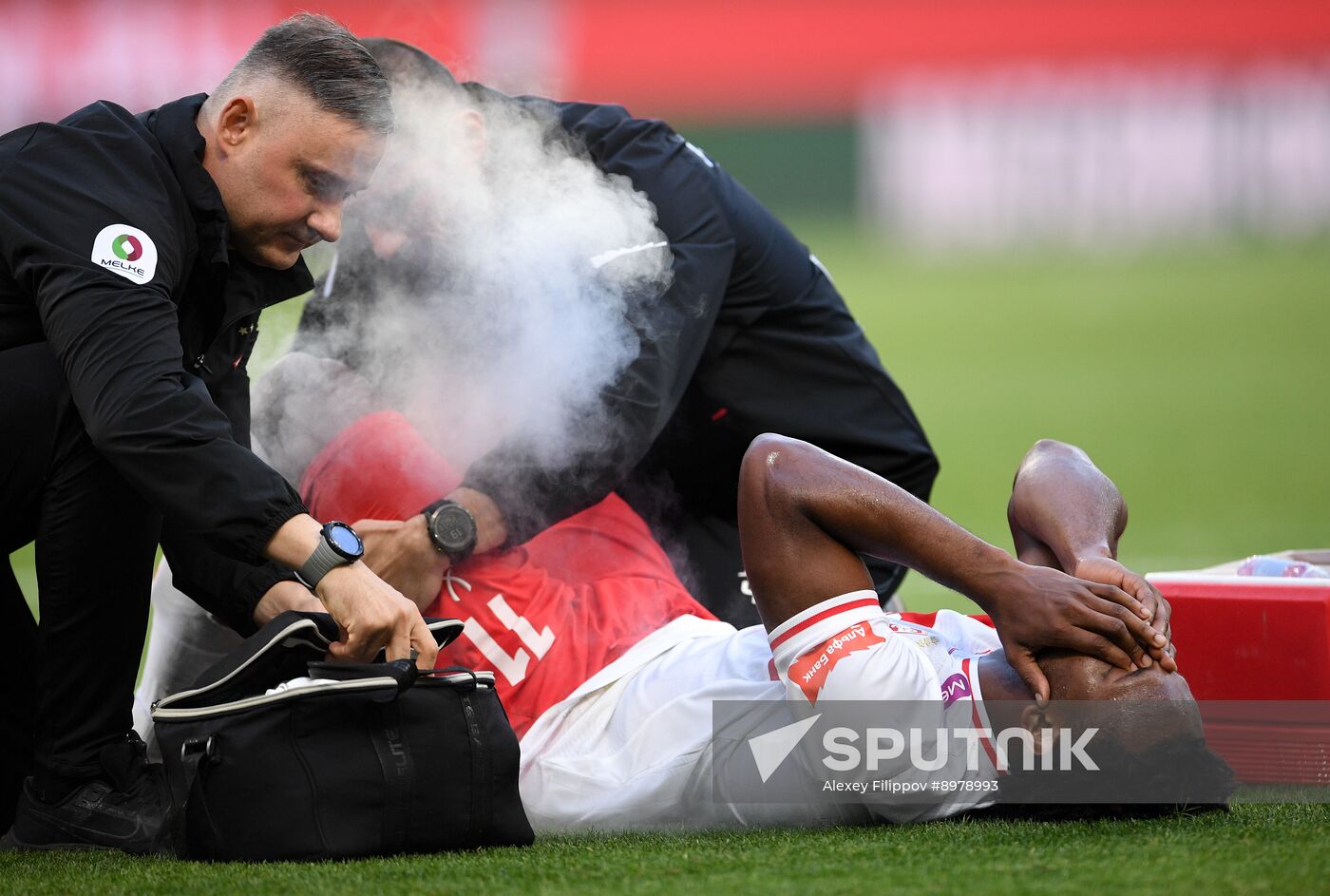 Russia Soccer Premier-League Lokomotiv - Spartak