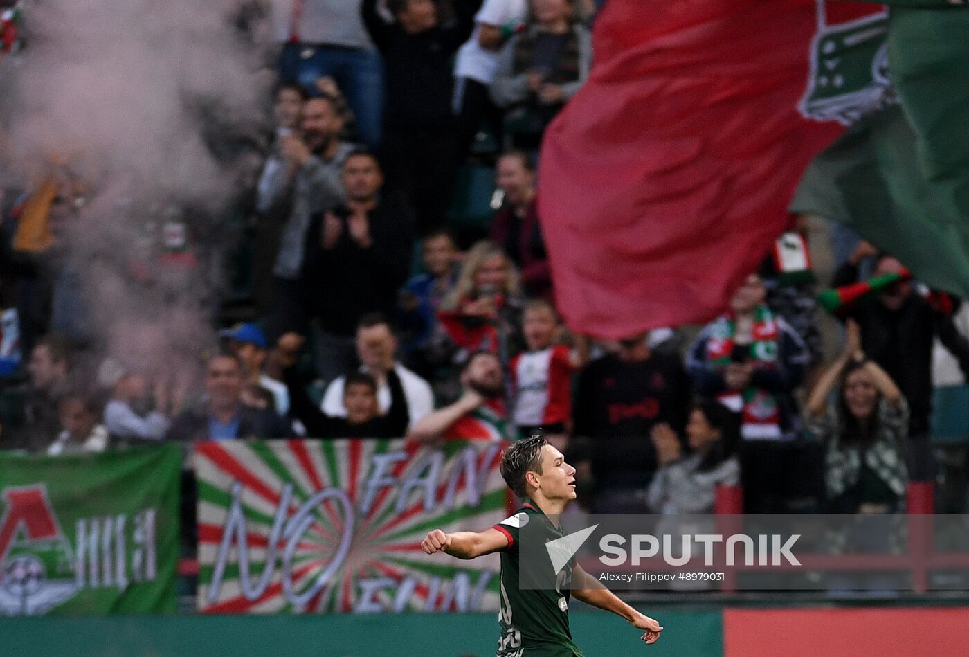 Russia Soccer Premier-League Lokomotiv - Spartak