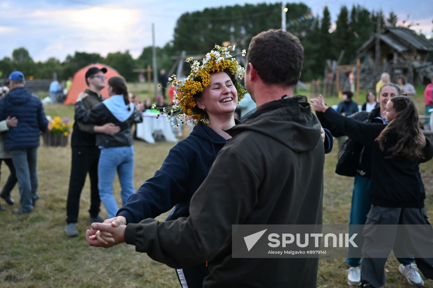 Russia Siberia Latvian Traditional Feast
