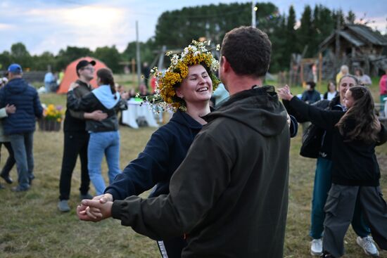 Russia Siberia Latvian Traditional Feast
