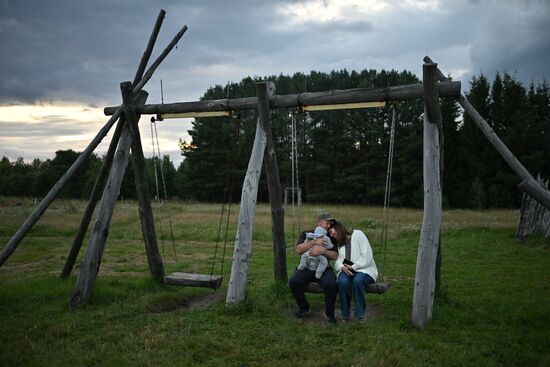 Russia Siberia Latvian Traditional Feast