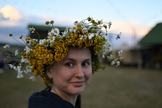 Russia Siberia Latvian Traditional Feast