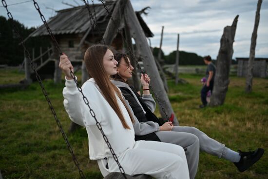 Russia Siberia Latvian Traditional Feast