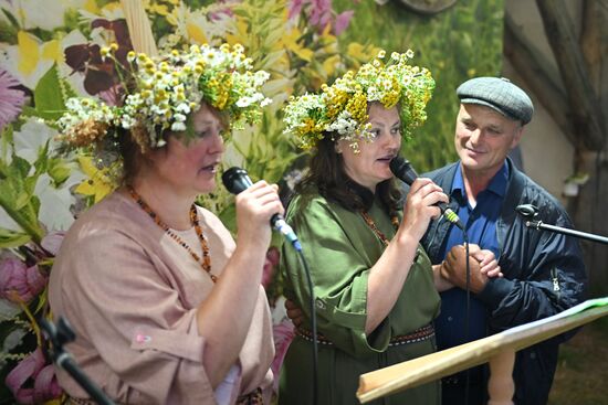 Russia Siberia Latvian Traditional Feast
