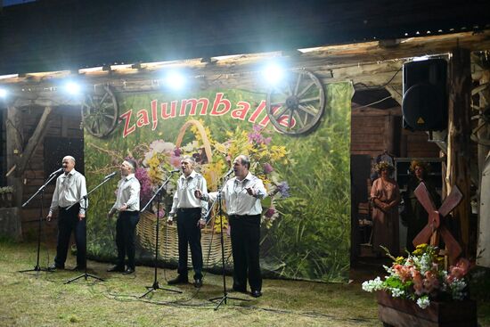 Russia Siberia Latvian Traditional Feast
