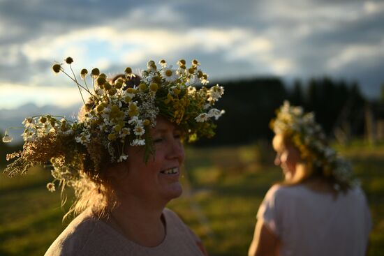 Russia Siberia Latvian Traditional Feast