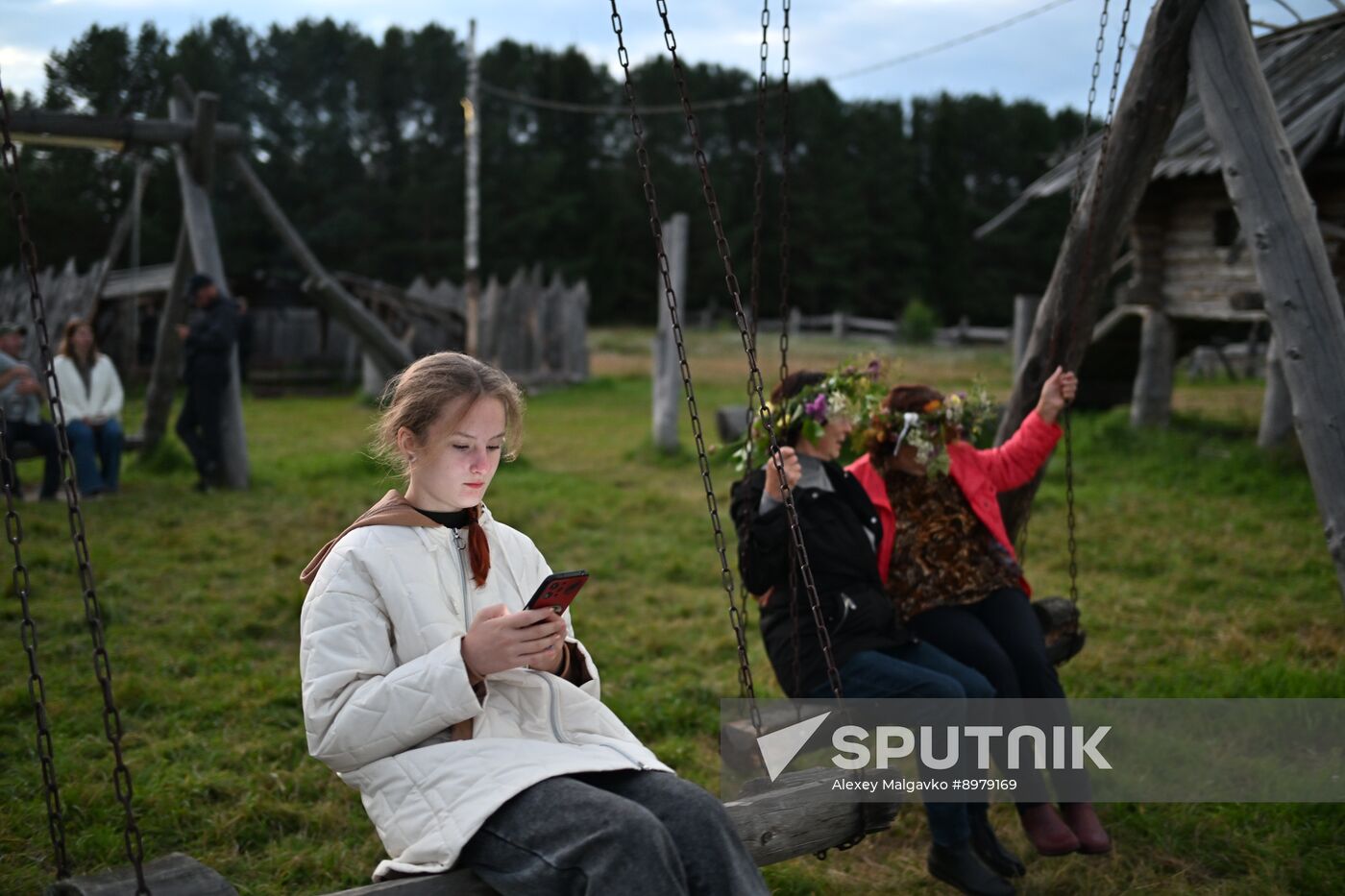 Russia Siberia Latvian Traditional Feast