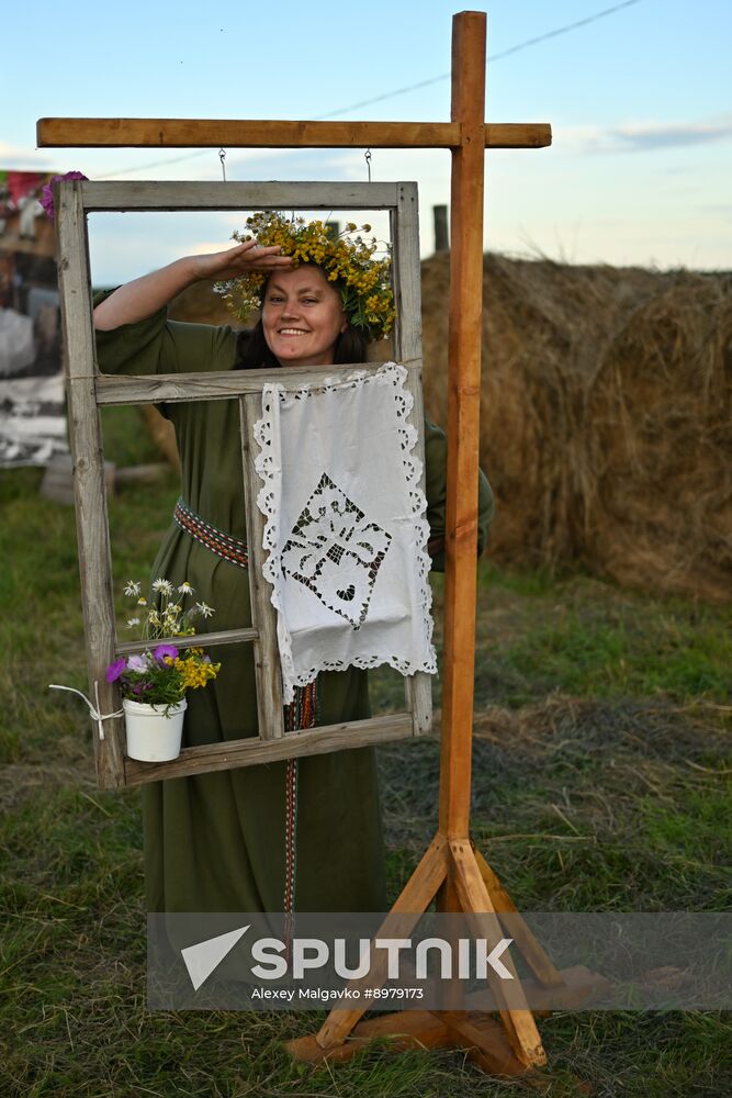 Russia Siberia Latvian Traditional Feast
