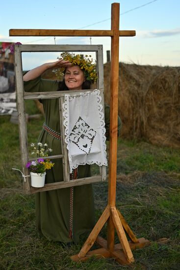 Russia Siberia Latvian Traditional Feast