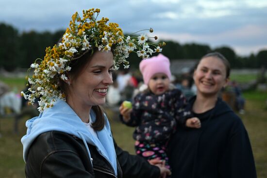 Russia Siberia Latvian Traditional Feast