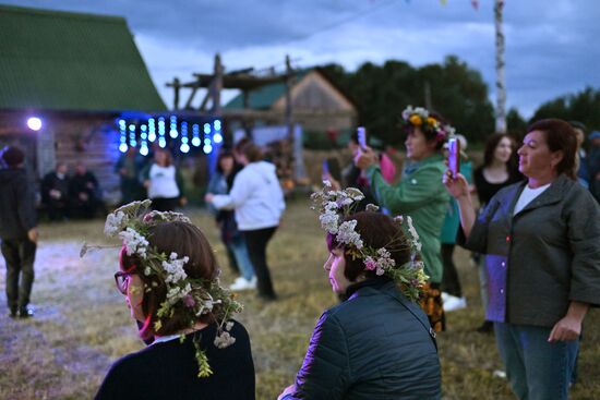 Russia Siberia Latvian Traditional Feast