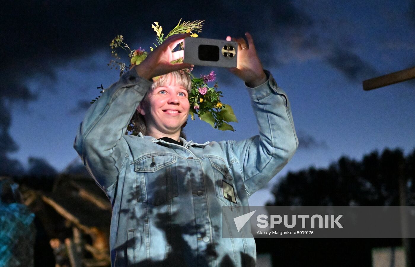 Russia Siberia Latvian Traditional Feast