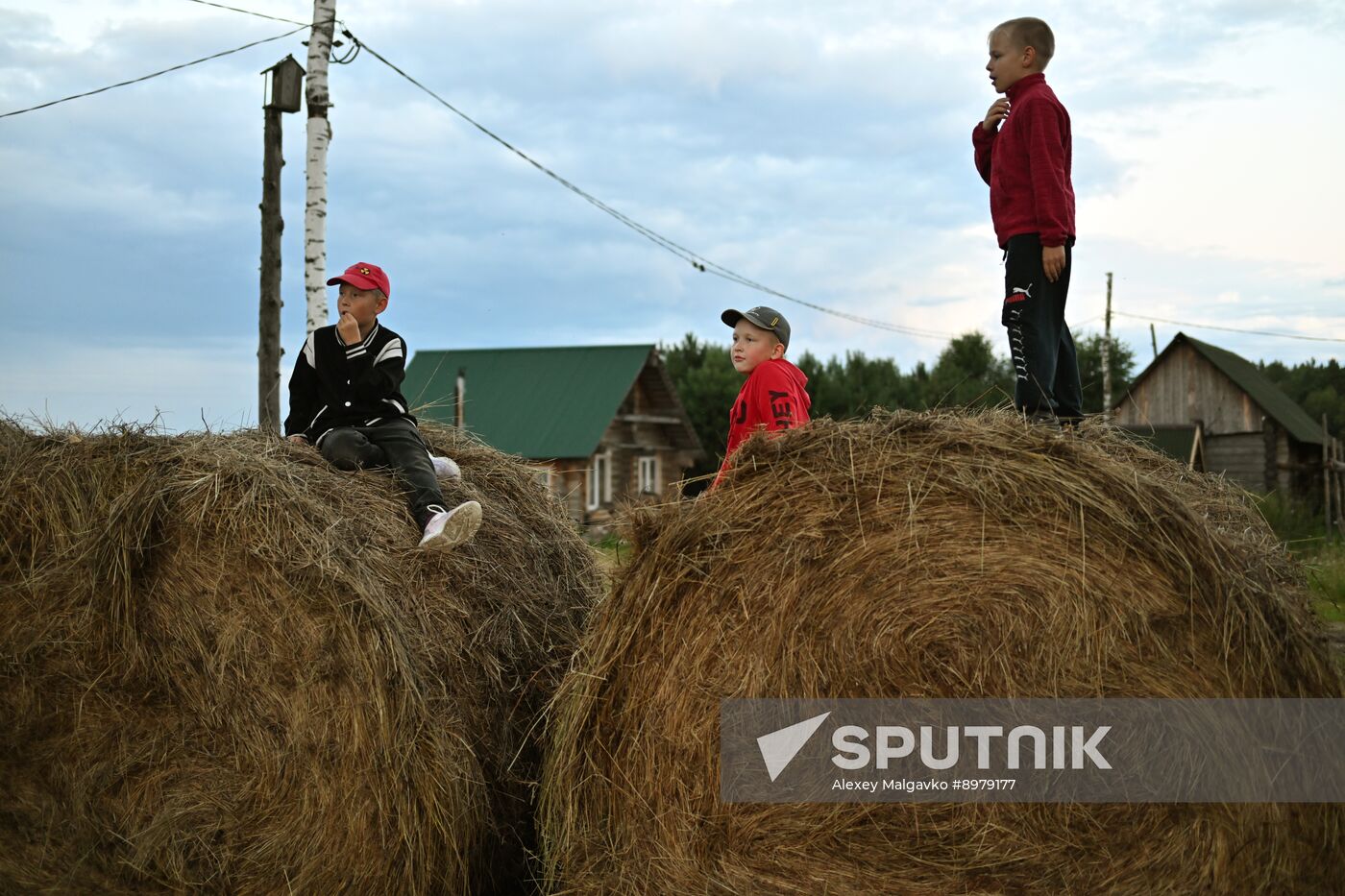 Russia Siberia Latvian Traditional Feast