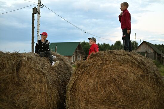 Russia Siberia Latvian Traditional Feast