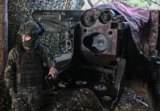 Russia Ukraine Military Operation Artillery Unit