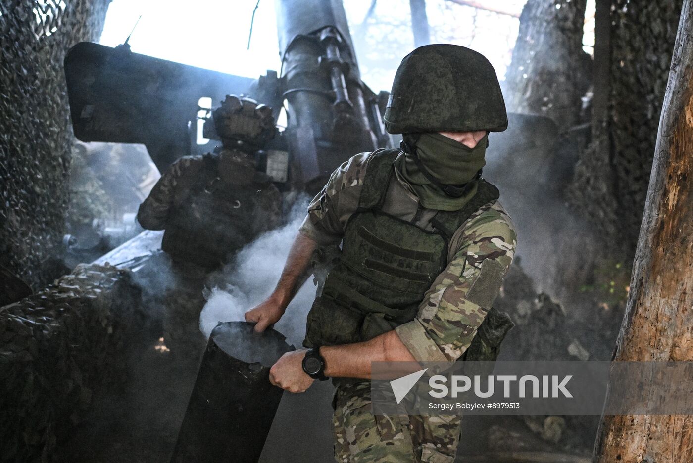 Russia Ukraine Military Operation Artillery Unit