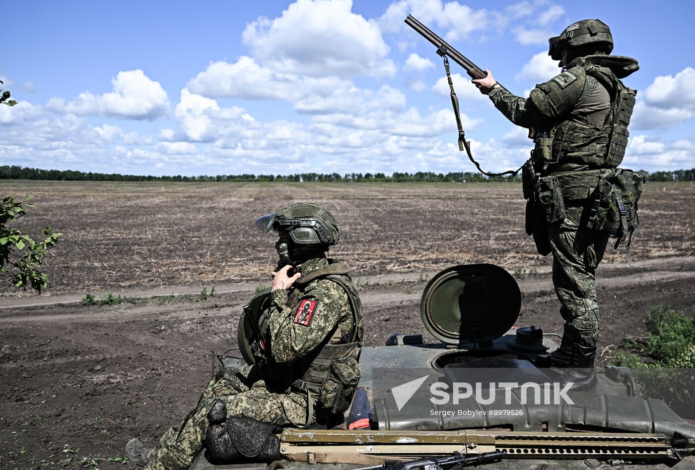 Russia Ukraine Military Operation Artillery Unit