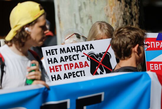 Moldova Gagauzia Head Rally