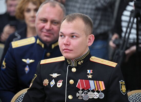 Russia WWII Officer Hero Title
