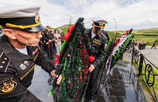 Russia Kursk Submarine Disaster Anniversary